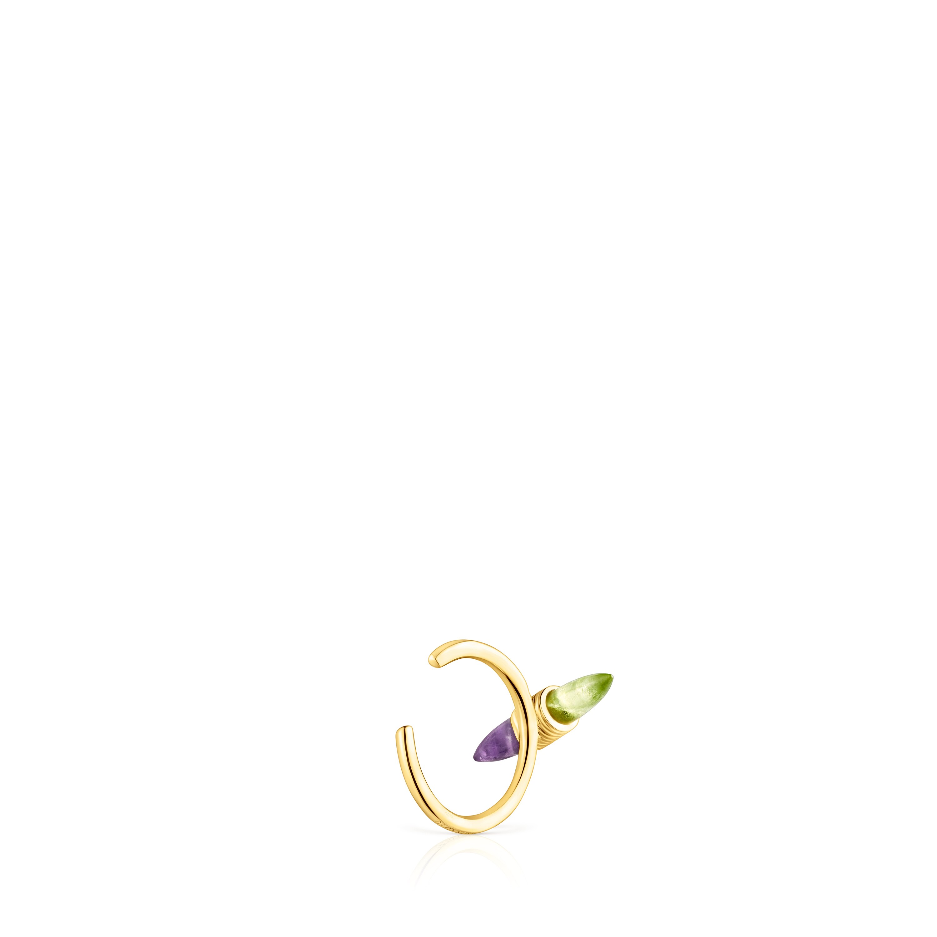 Earcuff de oro y gemas Lure