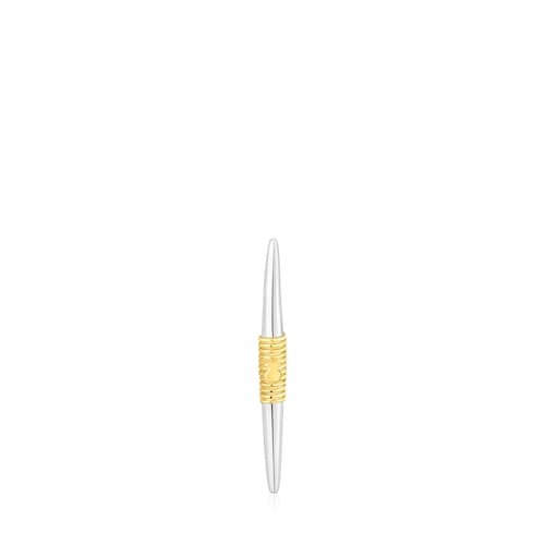 Silver and silver vermeil Lure 1-2 Earring