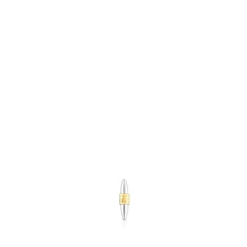 Steel and gold-colored IP steel Lure Piercing