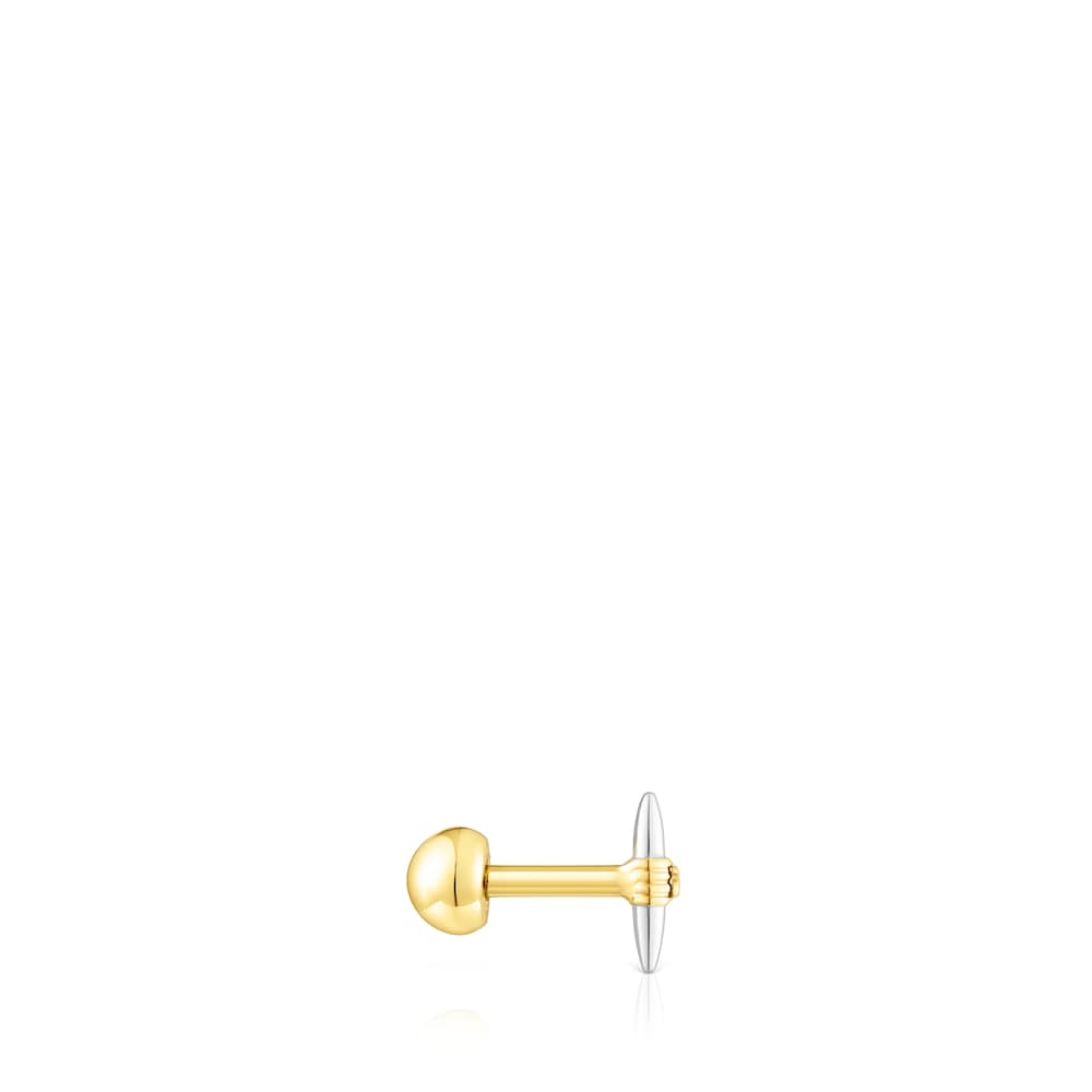 Piercing de acero y acero IP dorado Lure image number 2