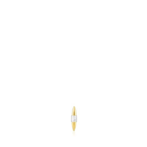 Steel and gold-colored IP steel Lure Piercing