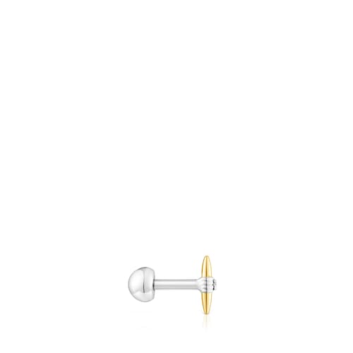 Steel and gold-colored IP steel Lure Piercing