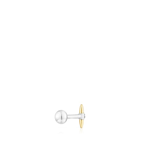Steel and gold-colored IP steel Lure Piercing
