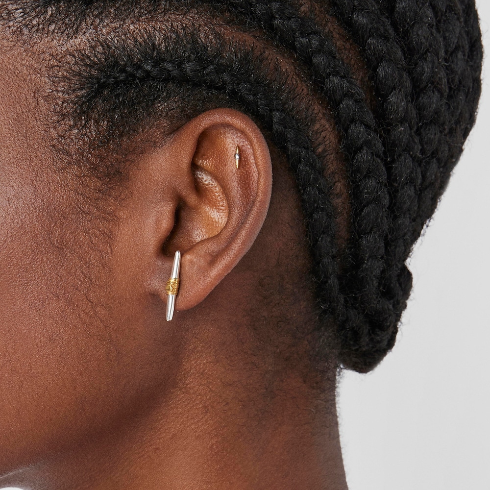 Piercing de acero y acero IP dorado Lure