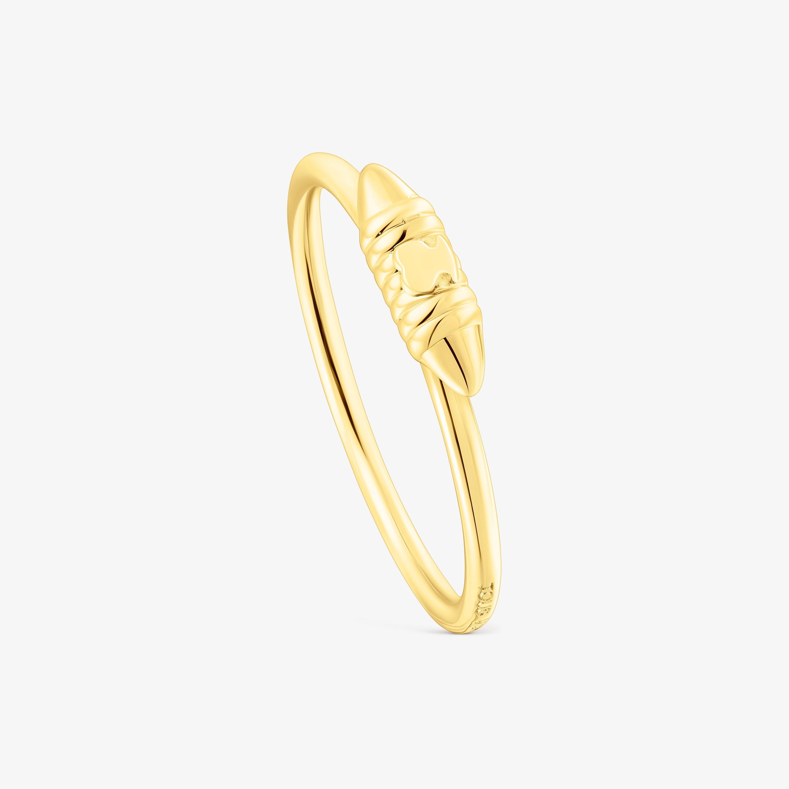 18K Solid Gold Lure Ring
