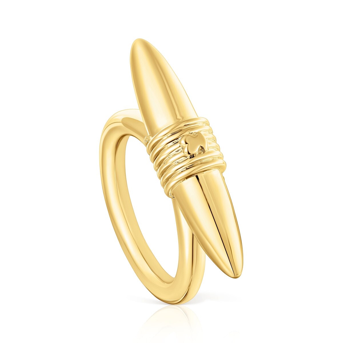 Tous - Anillo De Plata Vermeil Lure Talla 10