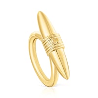 Silver vermeil Lure Ring