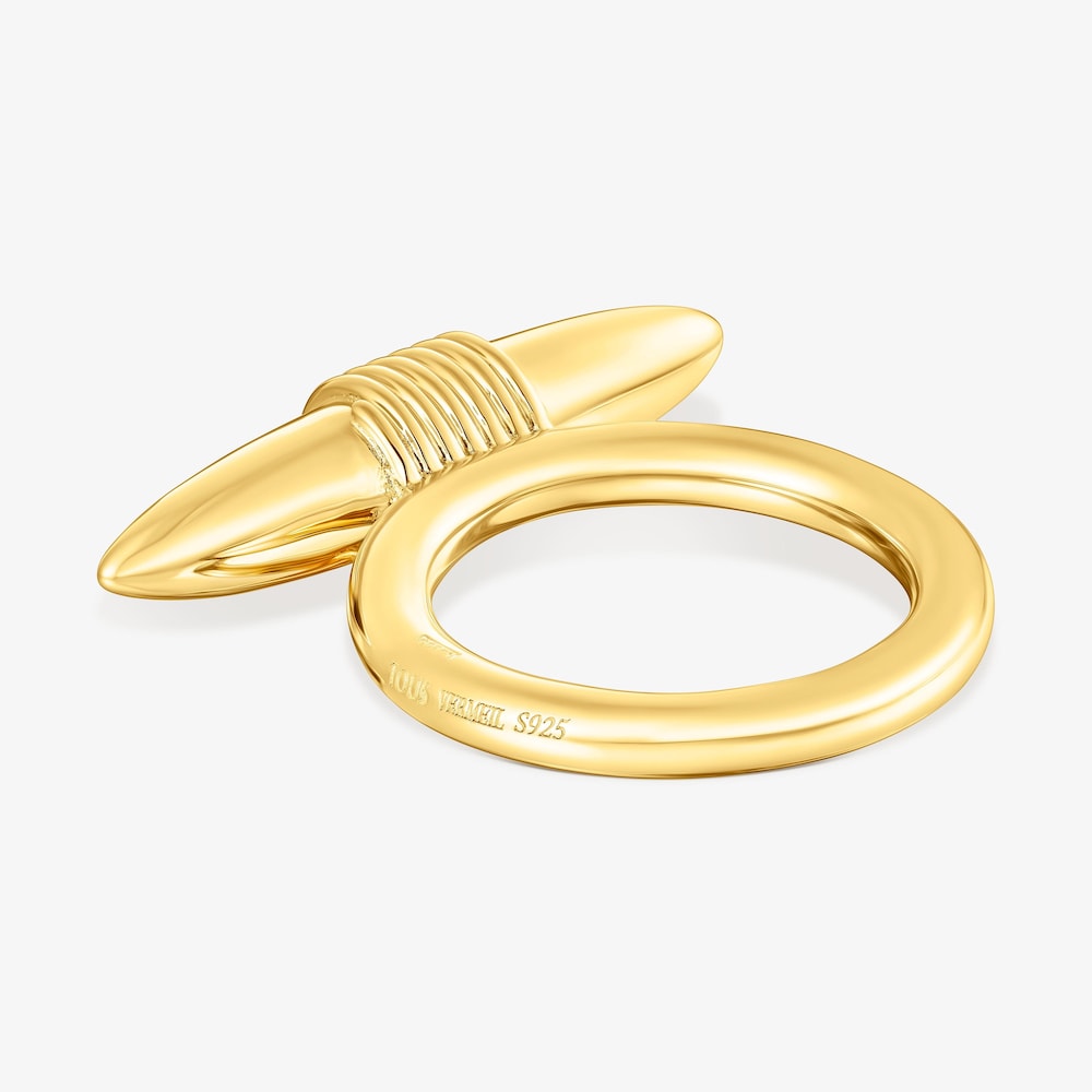 Silver vermeil Lure Ring