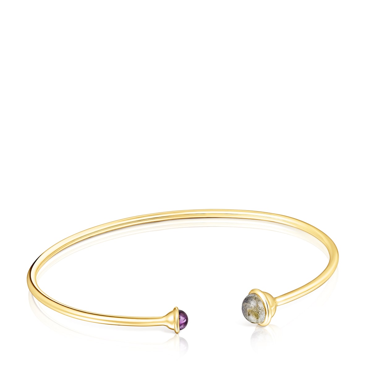 Silver vermeil Plump Bracelet with gemstones