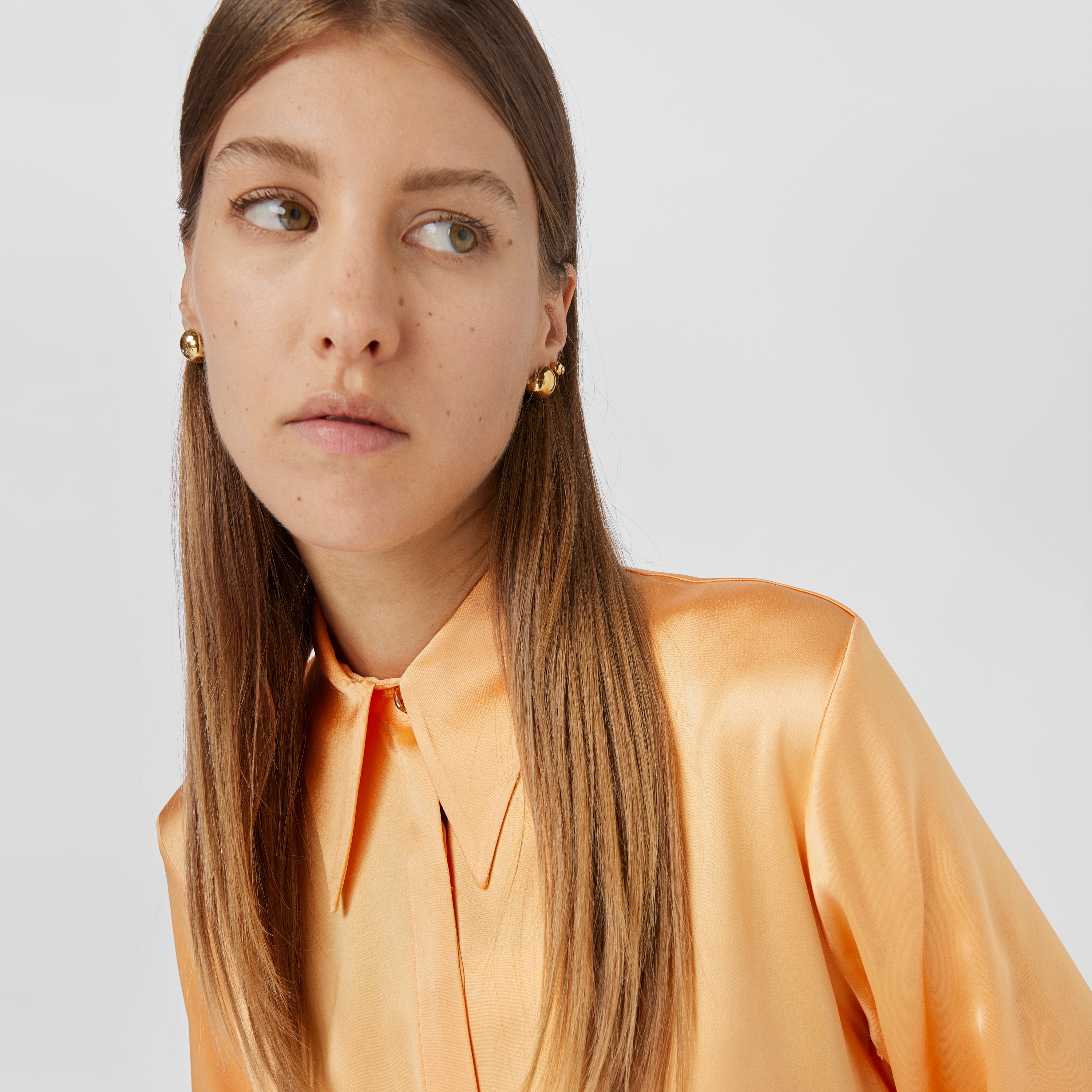 Silver vermeil Plump Ball earrings