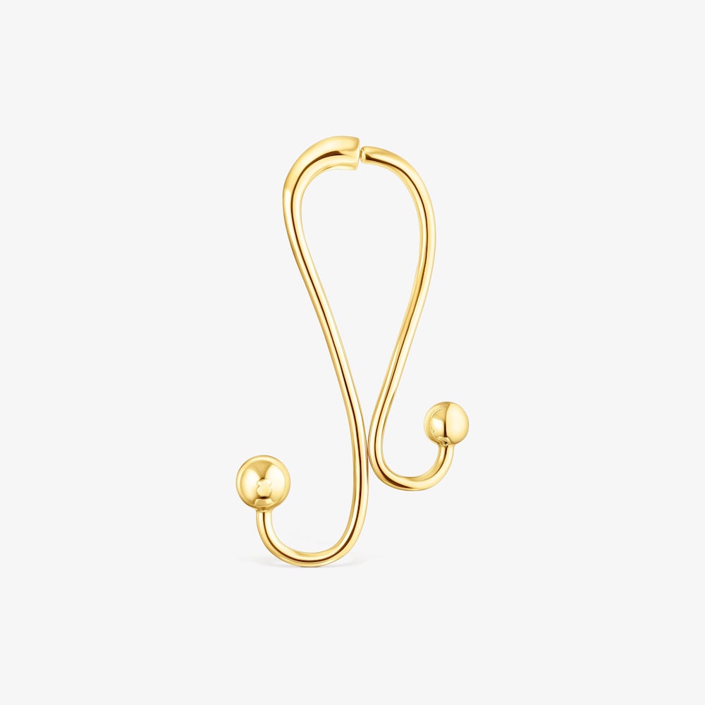 Dlouh&aacute; nep&aacute;rov&aacute; N&aacute;u&scaron;nice Plump z&nbsp;pozlacen&eacute;ho stř&iacute;bra