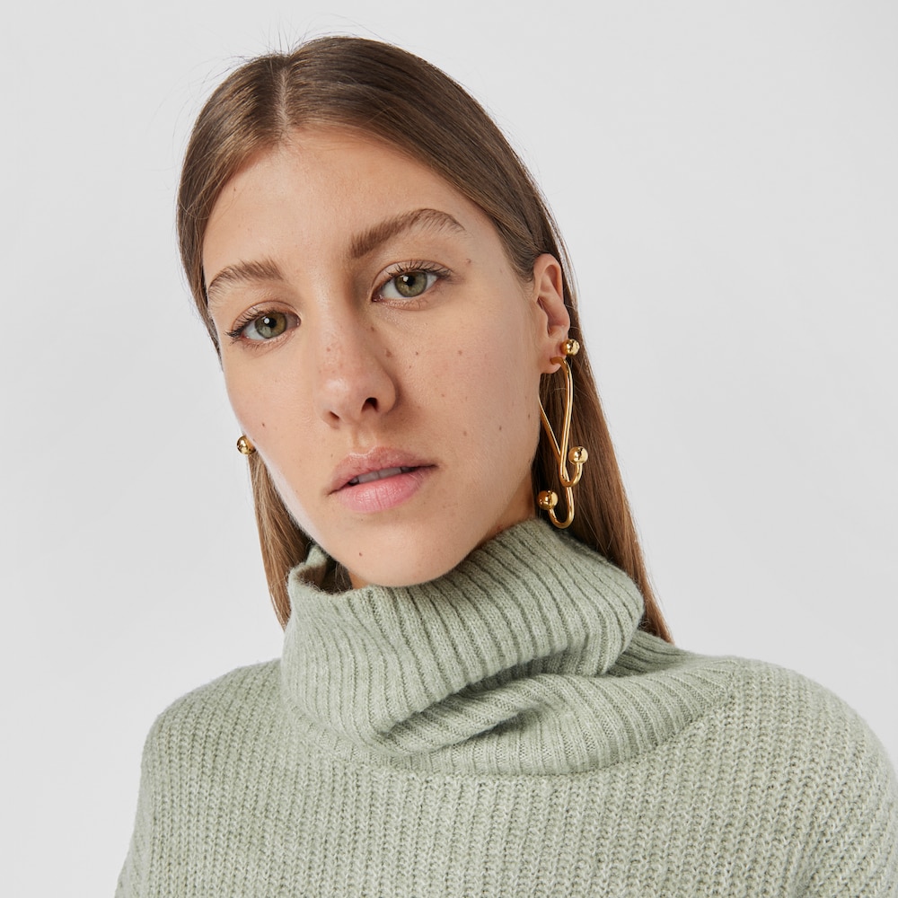 Dlouh&aacute; nep&aacute;rov&aacute; N&aacute;u&scaron;nice Plump z&nbsp;pozlacen&eacute;ho stř&iacute;bra