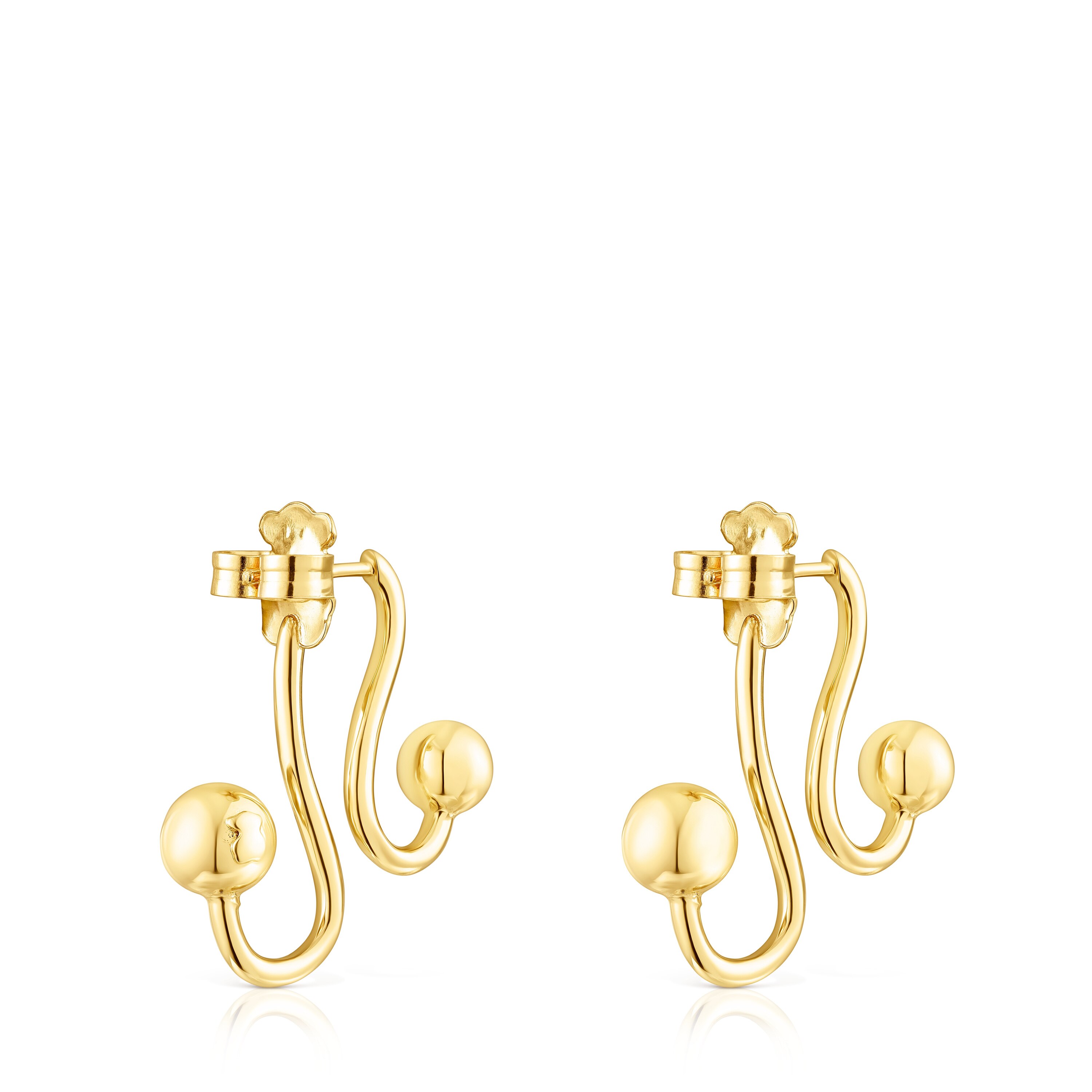 Silver vermeil Plump Earrings