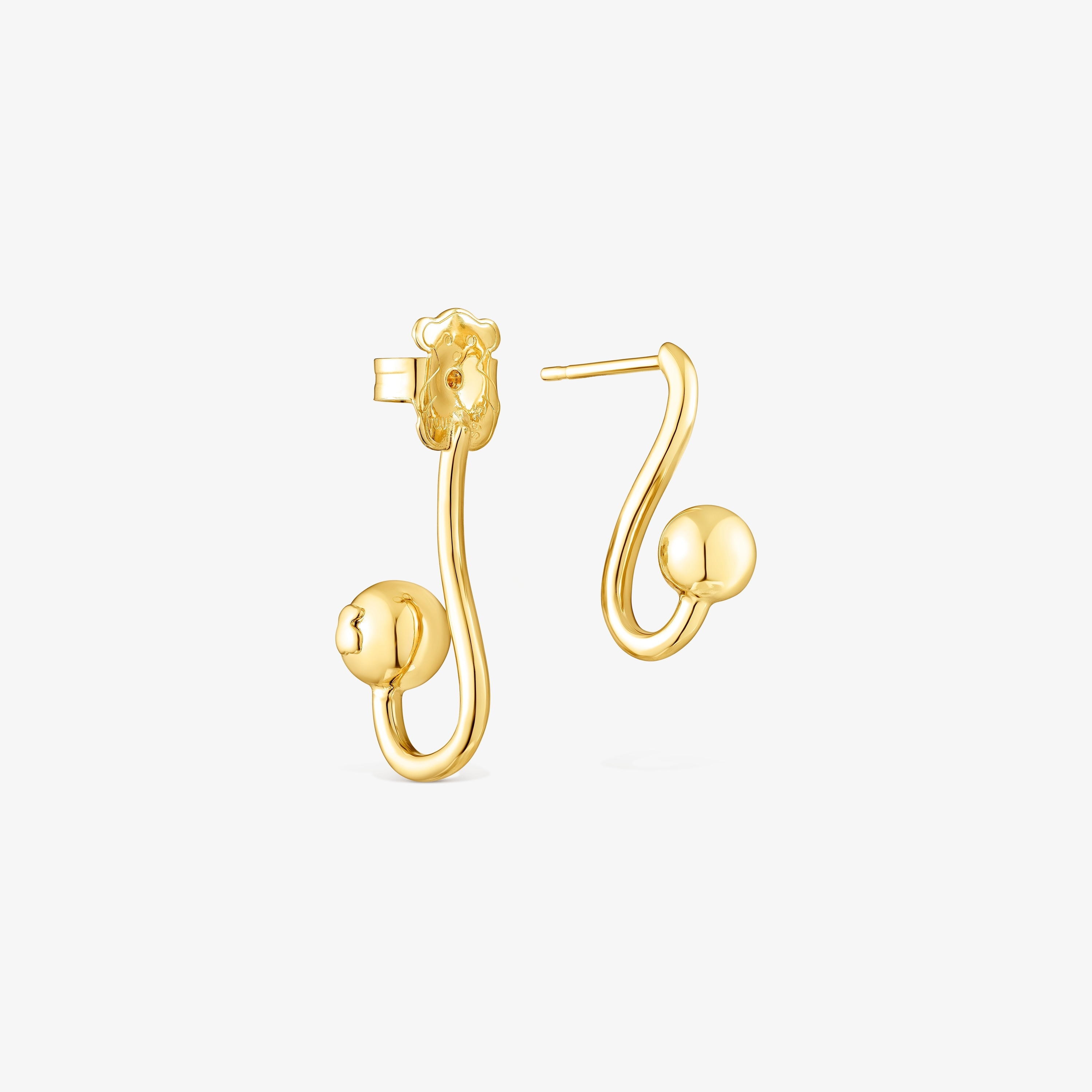 Silver vermeil Plump Earrings