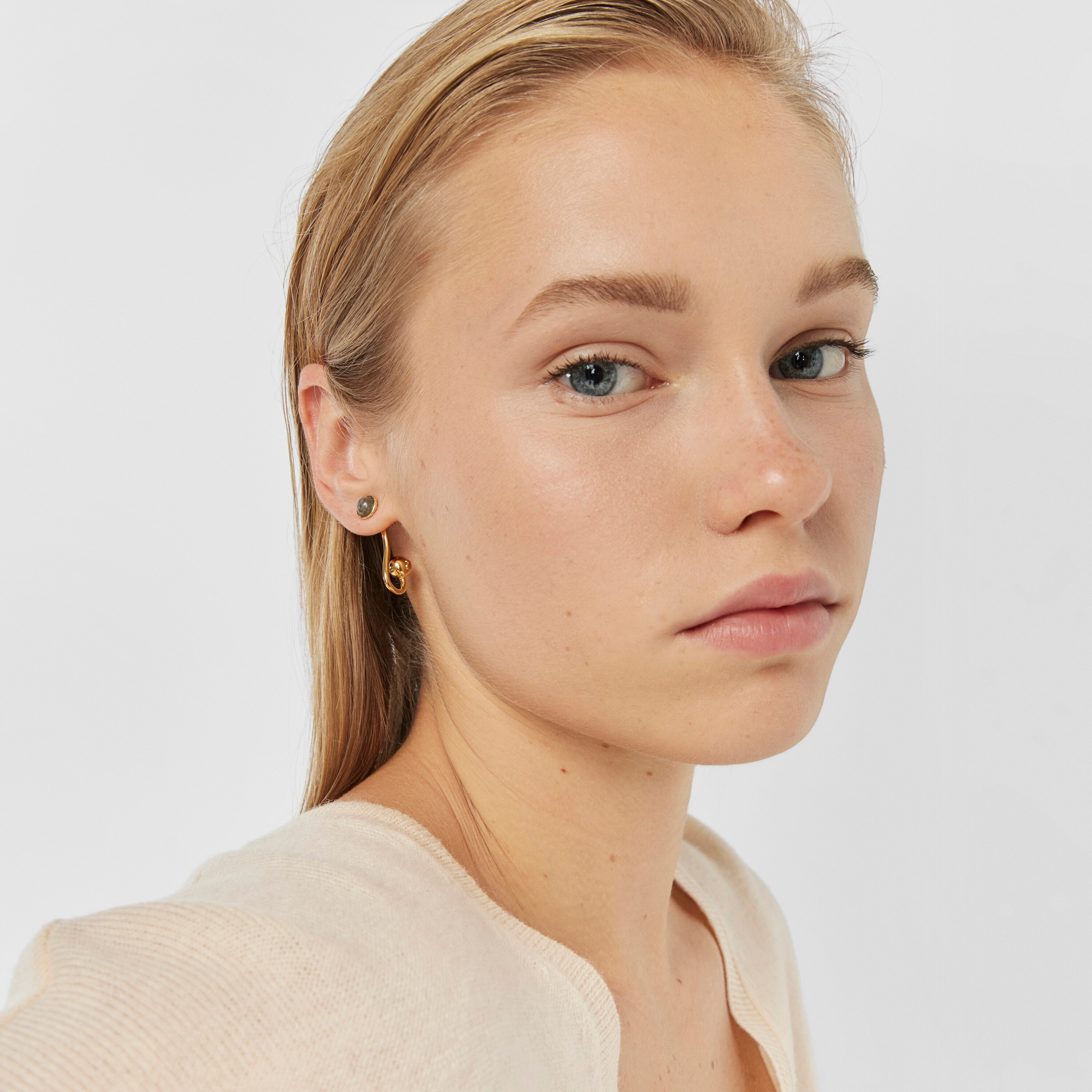 Silver vermeil Plump Earrings