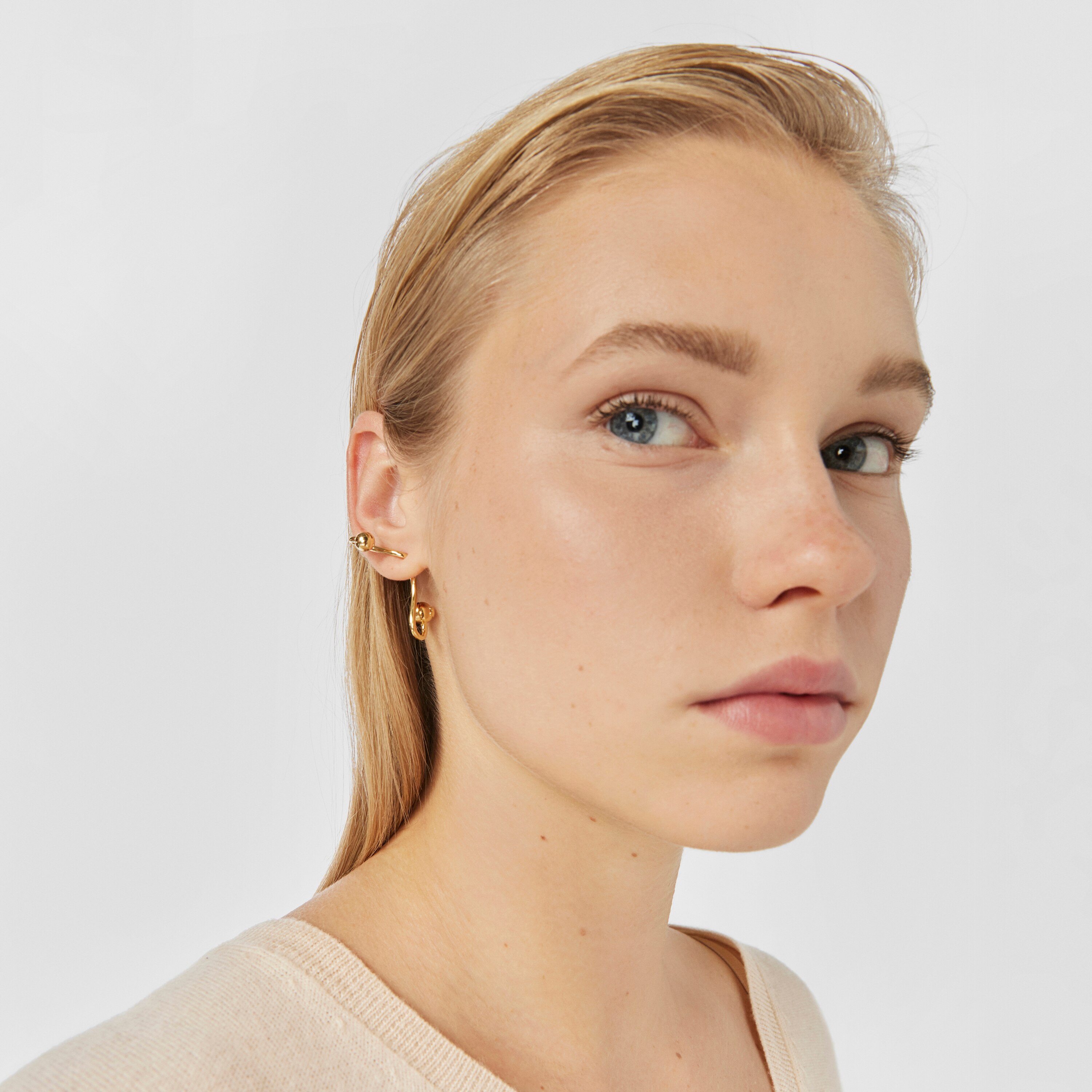 Silver vermeil Plump Earrings