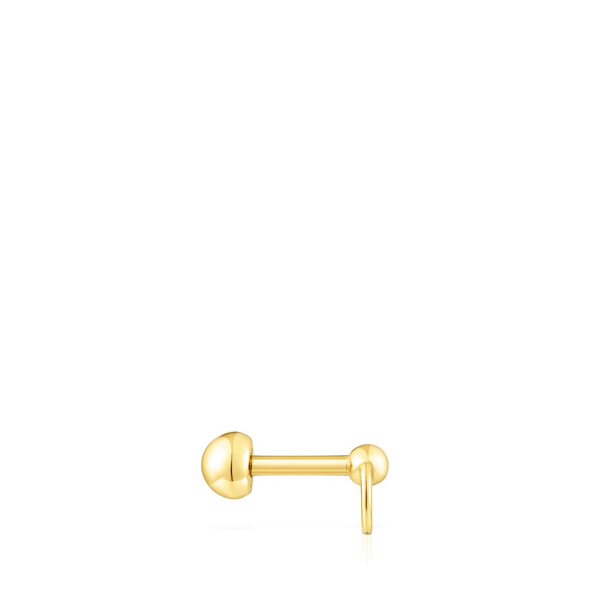 Gold-colored IP steel Plump Piercing
