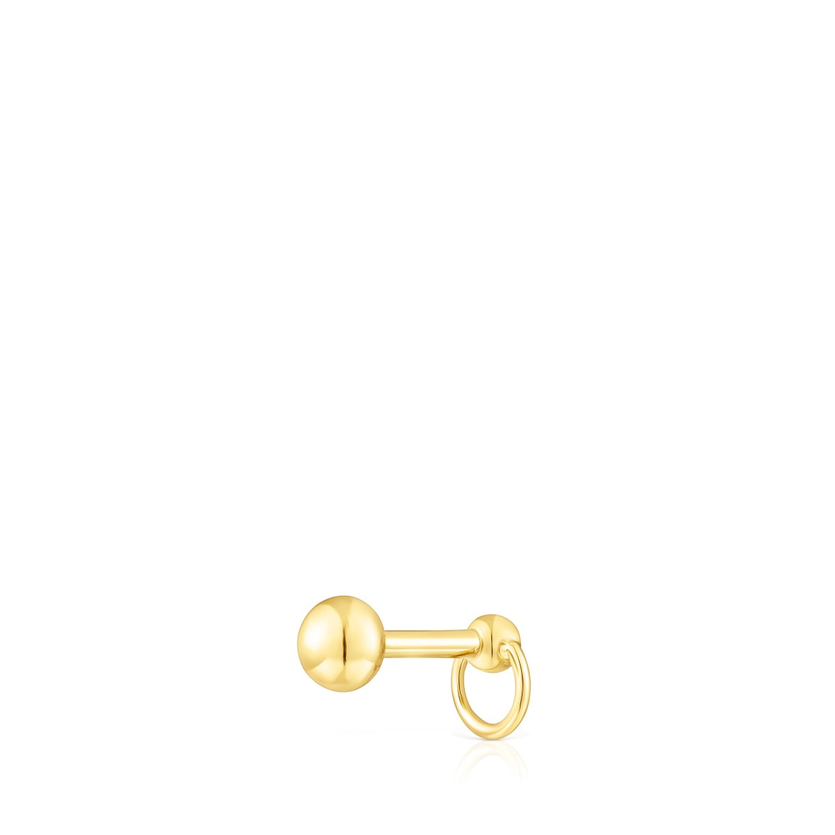 Gold-colored IP steel Plump Piercing