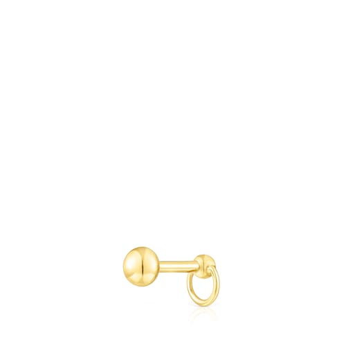 Gold-colored IP steel Plump Piercing