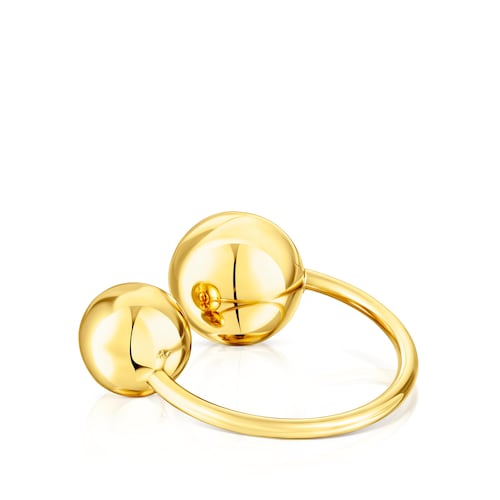 Silver vermeil Plump Open ring