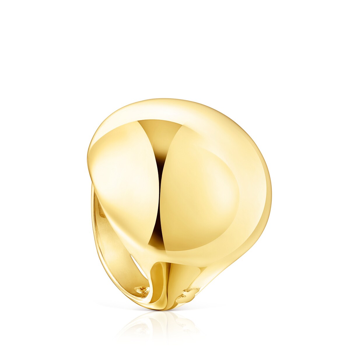 Tous - Anillo De Plata Vermeil Plump Talla 10