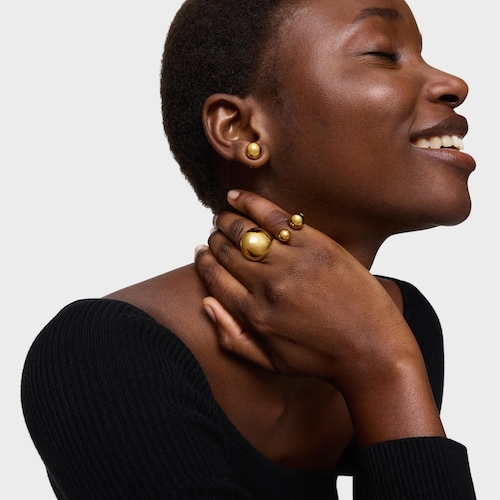 Silver vermeil Plump Ring
