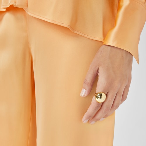 Silver vermeil Plump Ring