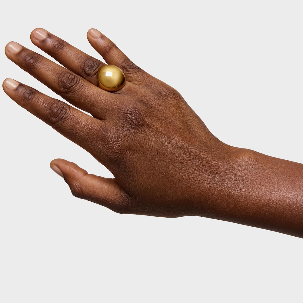 Anillo de plata vermeil Plump