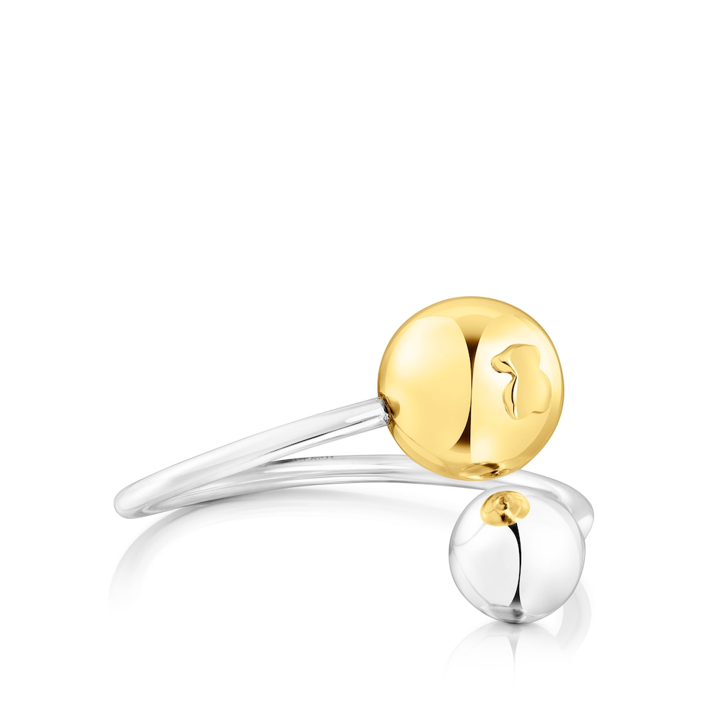 Anillo abierto bicolor Plump image number 1