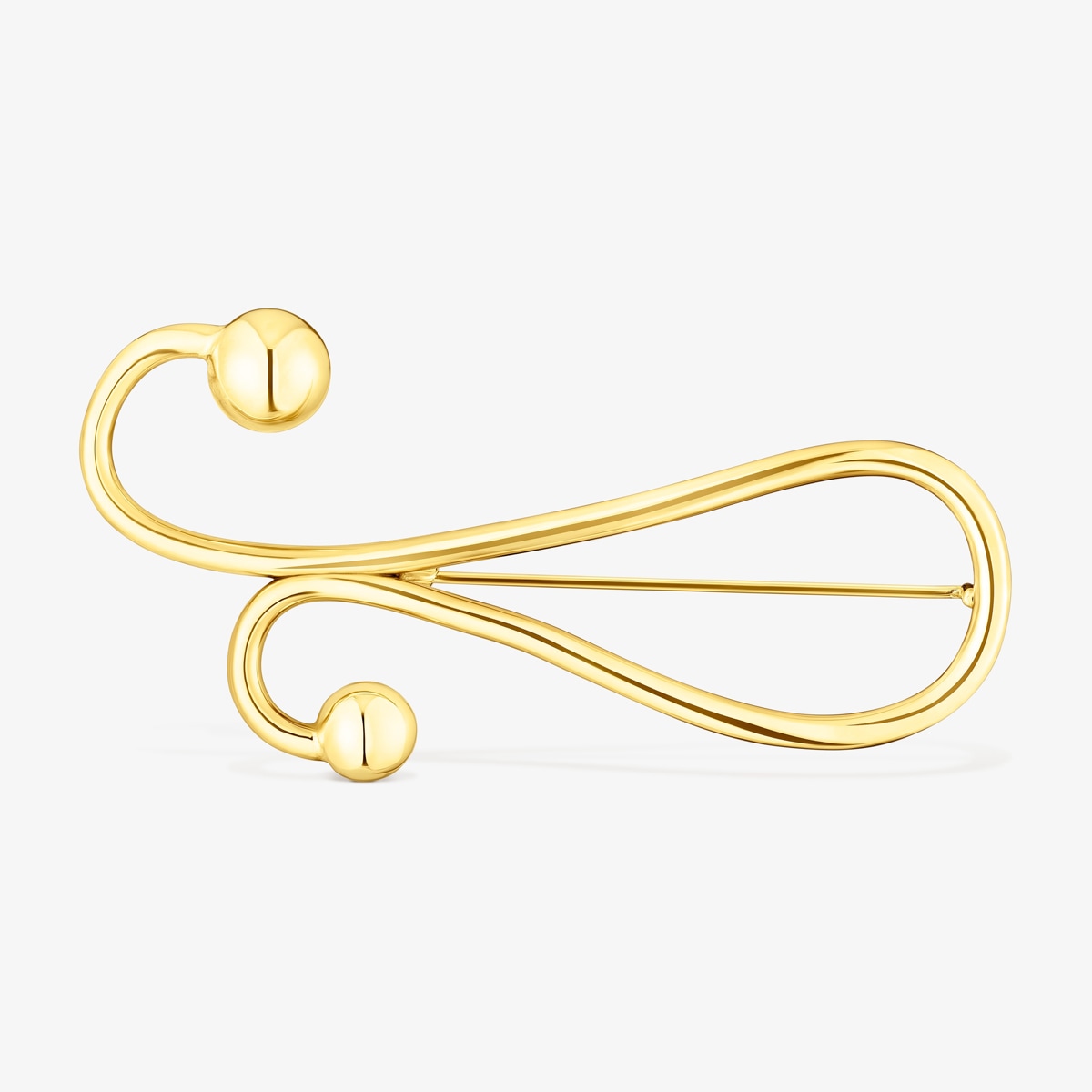 Tous - Broche Con Baño De Oro 18 Kt Sobre Plata Plump - Dorado