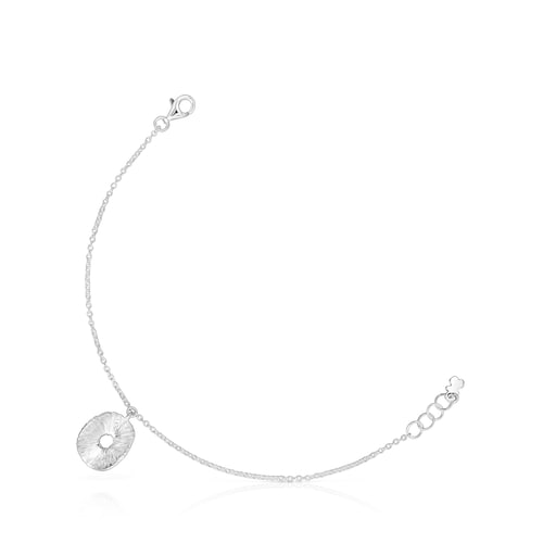 Silver Wicker Bracelet