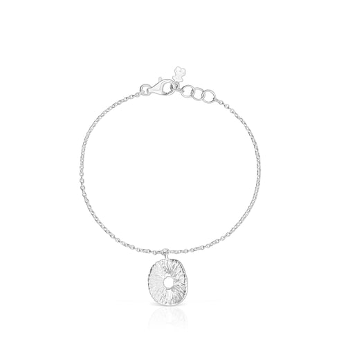 Silver Wicker Bracelet