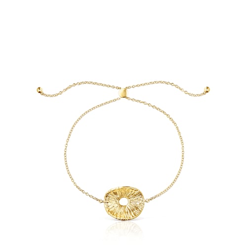 Silver vermeil Wicker Bracelet