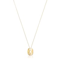 Silver vermeil Wicker Necklace