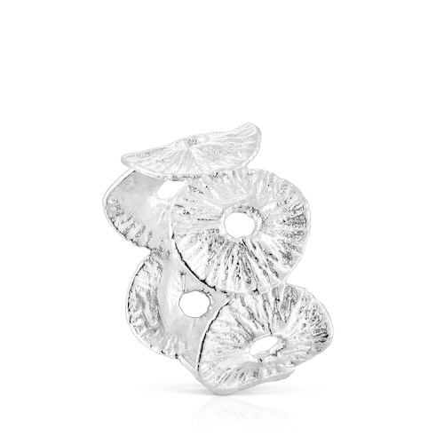 Silver Wicker Ring