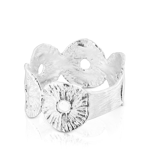 Silver Wicker Ring