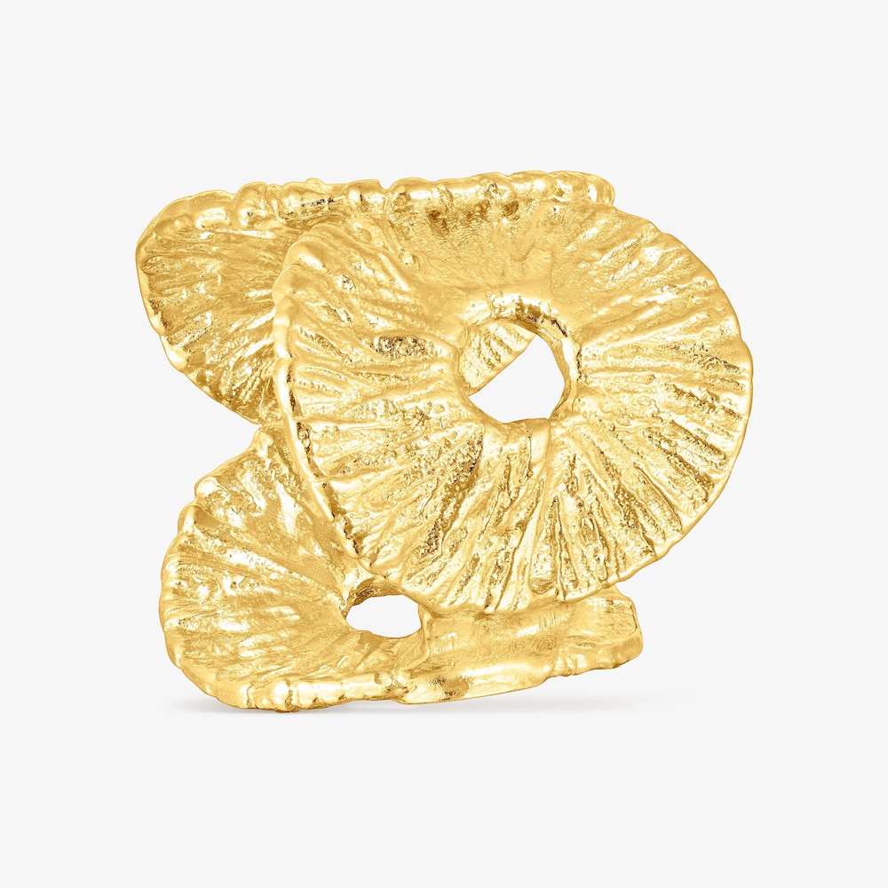 Silver vermeil Wicker Ring