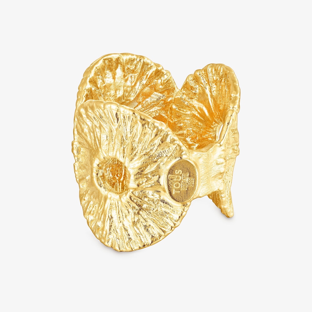 Silver vermeil Wicker Ring