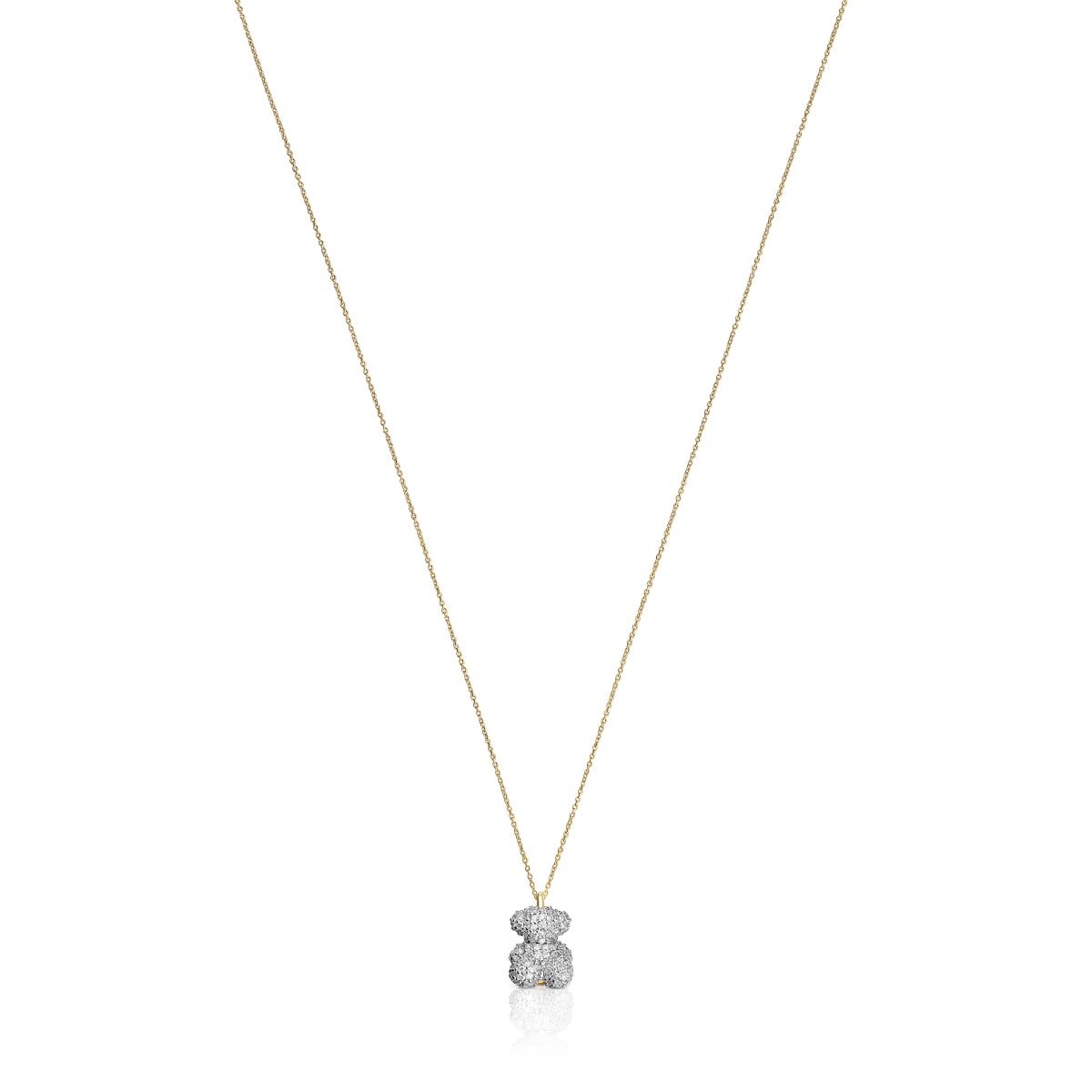 0.58ct-diamond and gold Bold Bear necklace | TOUS