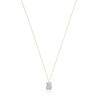 0,58ct-diamond and gold Bold Bear necklace