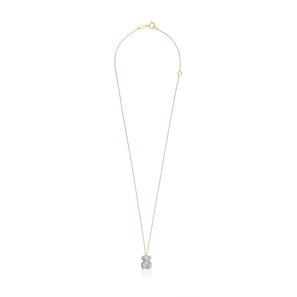 Collar oso de diamantes de 0,58 ct y oro Bold Bear Collar oso de diamantes de 0,58 ct y oro Bold Bear