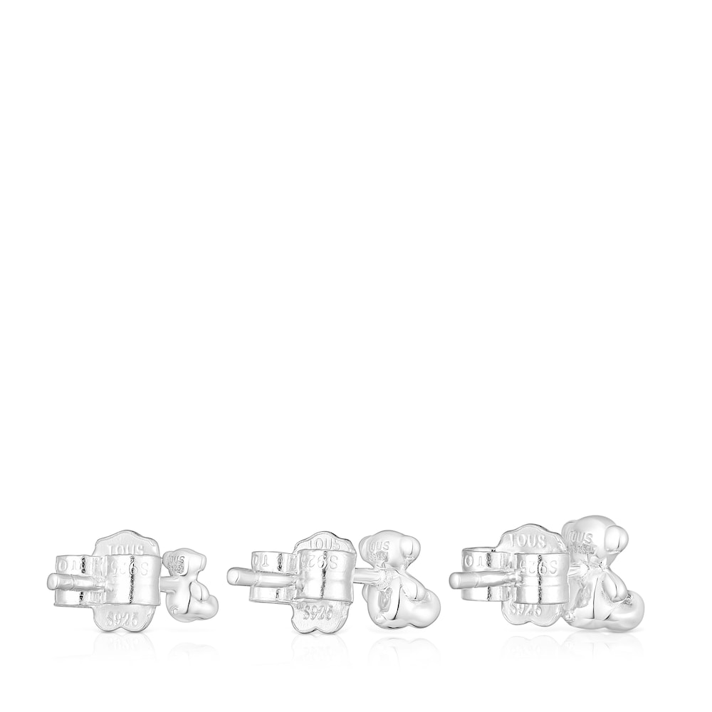 Set of silver Bold Bear earrings Set of silver Bold Bear earrings