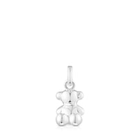 Small silver Bold Bear pendant
