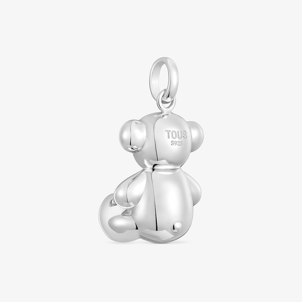 Colgante oso grande de plata Bold Bear