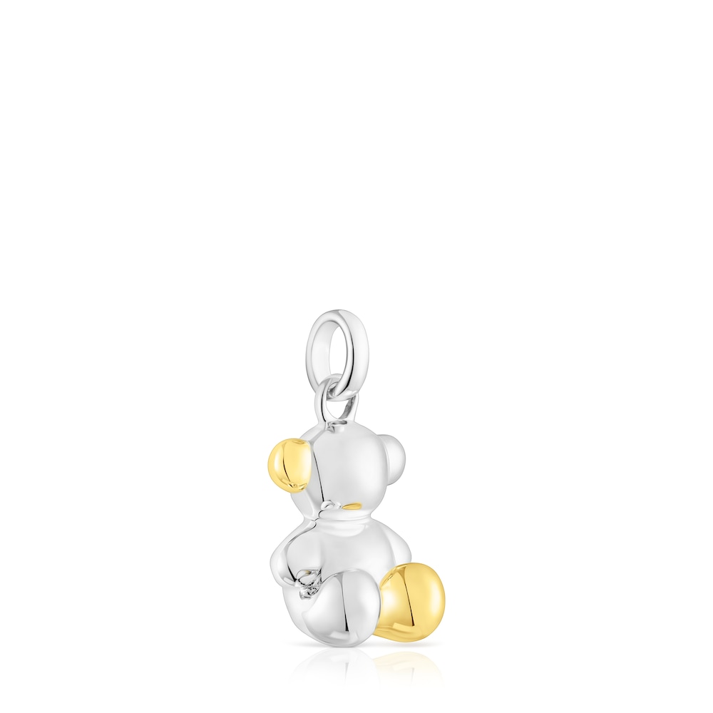 Pingente urso Bold Bear em prata e prata vermeil Pingente urso Bold Bear em prata e prata vermeil
