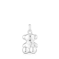 Colgante oso mediano de plata Bold Bear