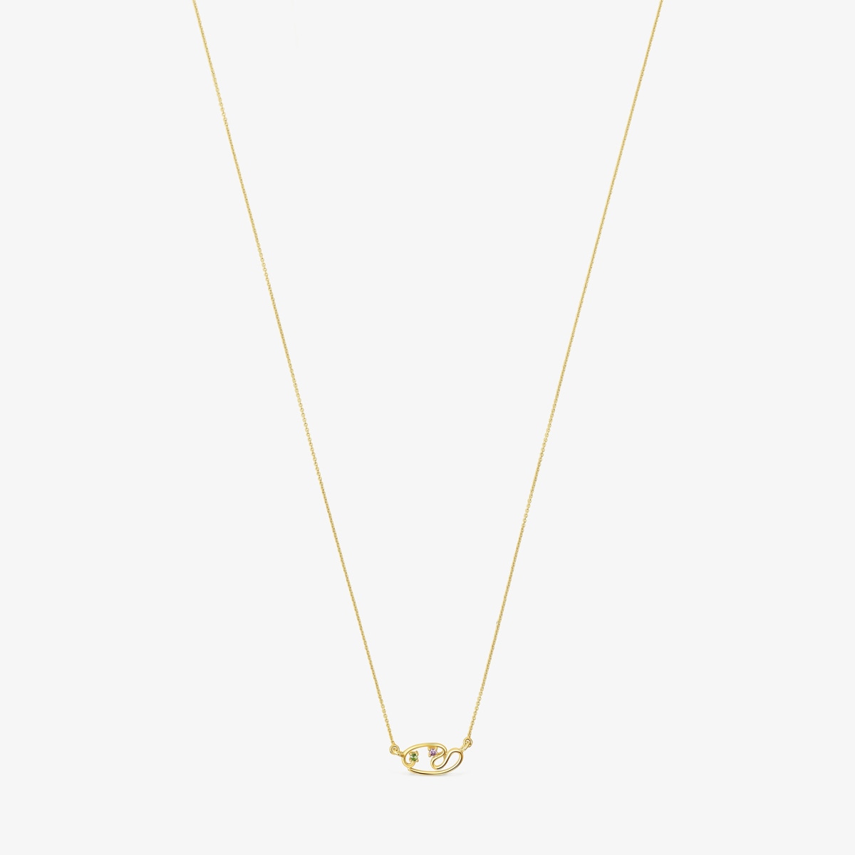 Tous - Collar De Oro Y Gemas Tsuri - Dorado