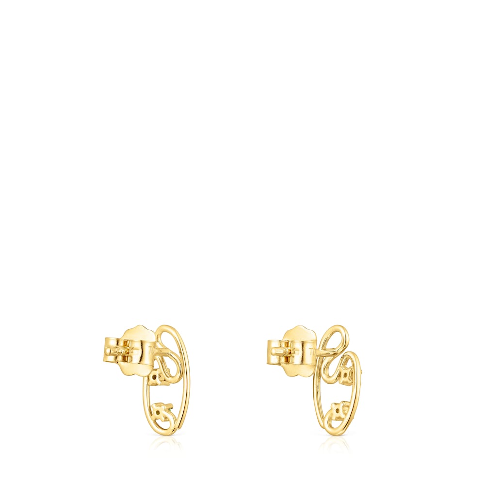 Pendientes de oro y gemas Tsuri image number 2