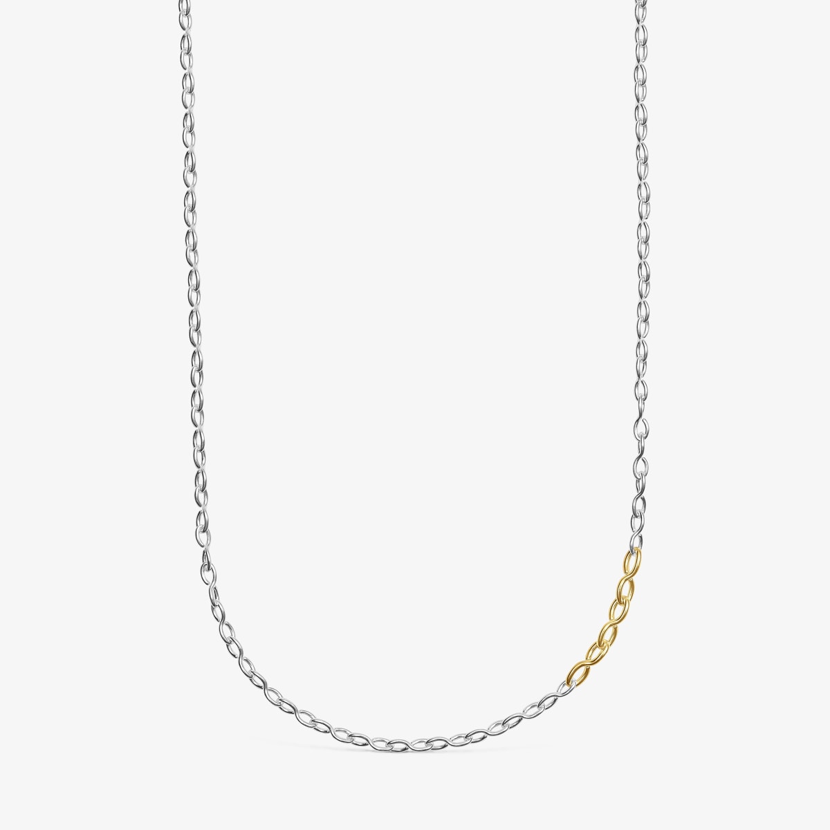 Tous - Collar Bicolor Bent - Plateado