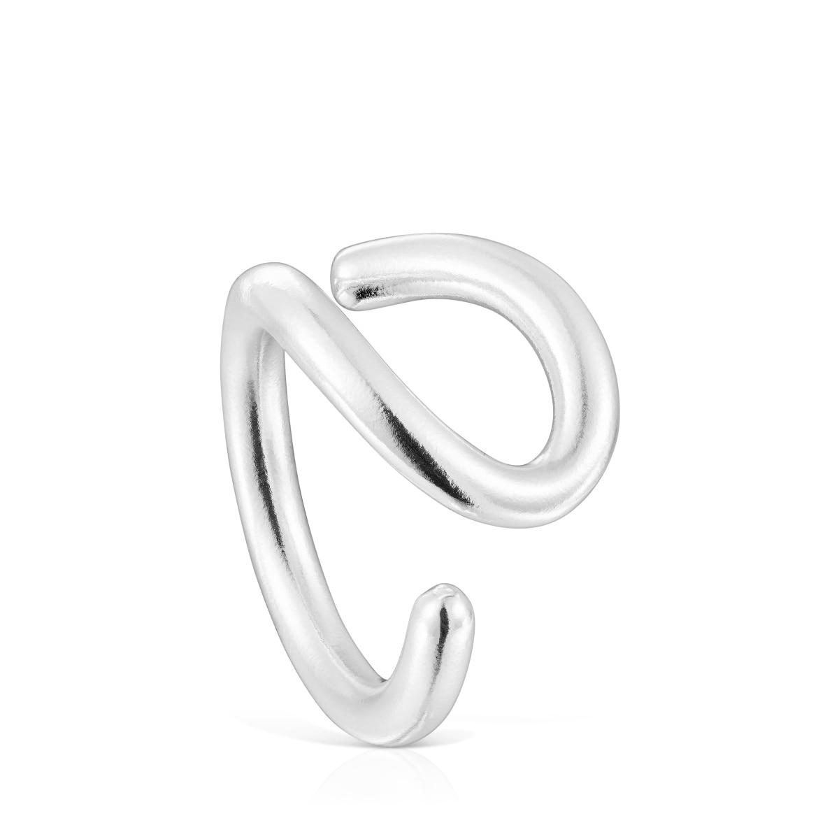 Tous - Anillo Abierto De Plata Bent Talla 14